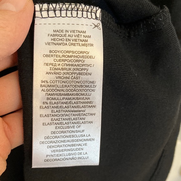 Lauren Ralph Lauren Black with White Accents Top - Picture 5 of 7